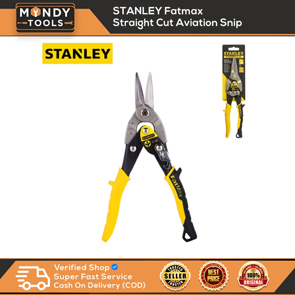 Stanley Fatmax Straight Cut Aviation Snip Original Shopee Philippines 3773