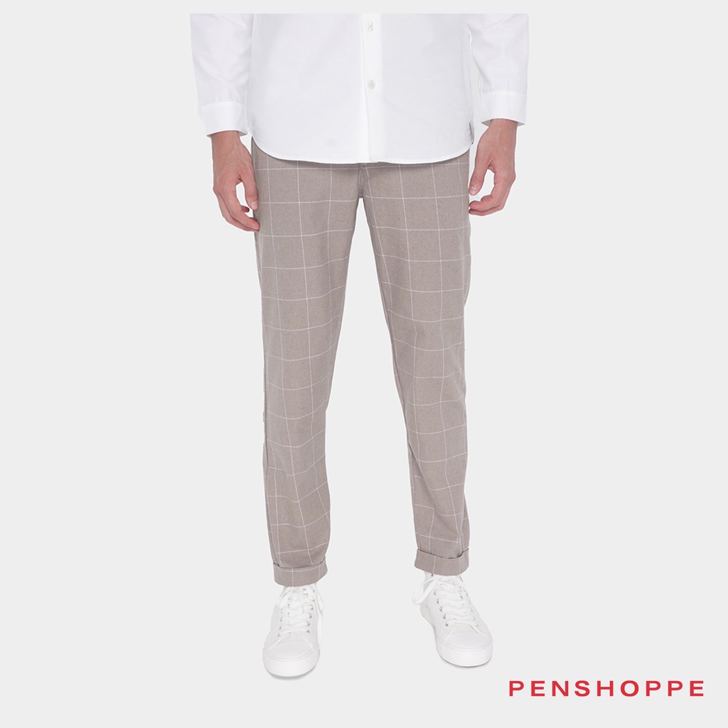 Penshoppe on sale checkered pants