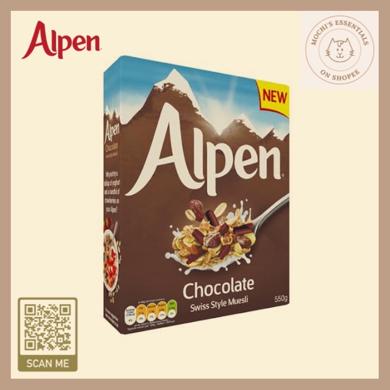 Alpen Chocolate Swiss Style Muesli (550g) Shopee Philippines