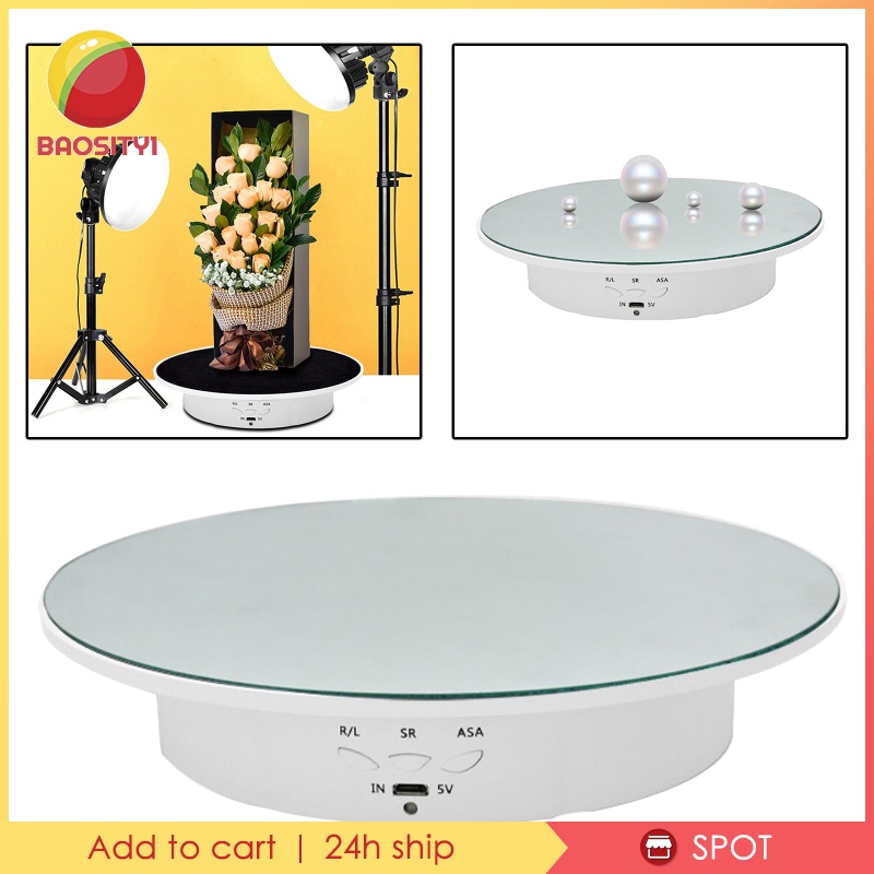 [BAOSITY1]360 Degree Photography Turntable Rotary Stand Automatically ...