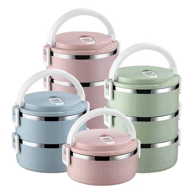 Portable Electric Lunch Box Heating Double Layer Stainless Mini Rice ...