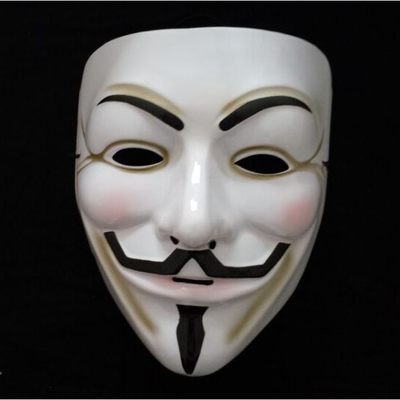 Halloween mask hacker V revenge mask V team mask V geek mask anti-high ...