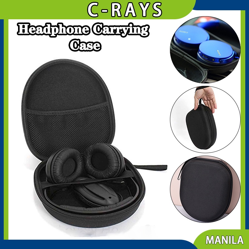 Portable Headphone Storage Box Hard Headphone Case EVA Headset