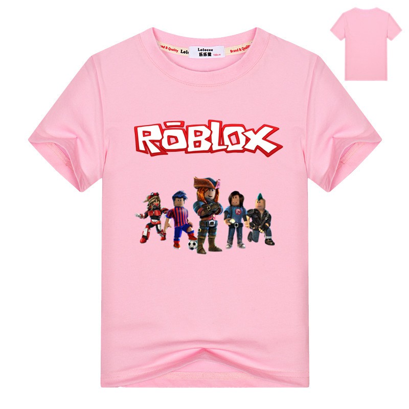 ROBLOX Girls Short Sleeve T Shirt Cartoon Summer Clothing Shopee Philippines