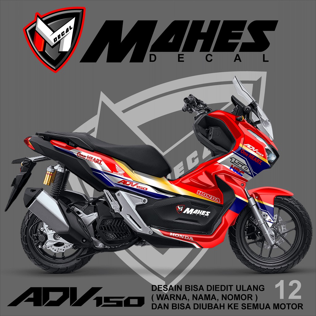 Honda ADV 150l Sticker Decal Sticker Striping ADV Fullbody Custom