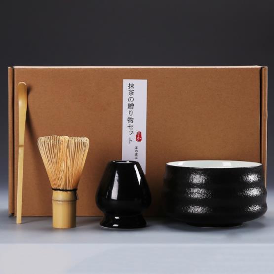 Traditional Matcha Gift Set Bamboo Matcha Whisk Spoon Ceramic Matcha