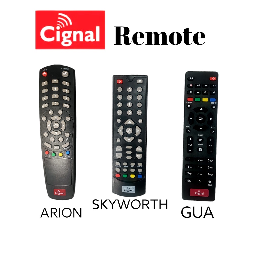 Cignal Remote Control for Cignal HD TV Box MRS MABENTA | Shopee Philippines