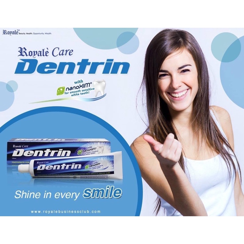 Royale Dentrin Toothpaste with Nanoxim Shopee Philippines