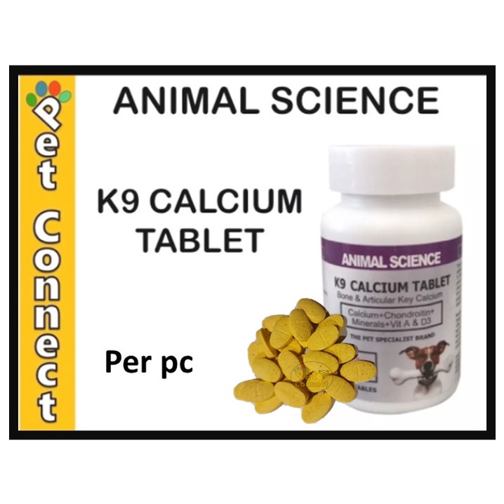 Animal Science K9 Calcium Tablet per piece | Shopee Philippines