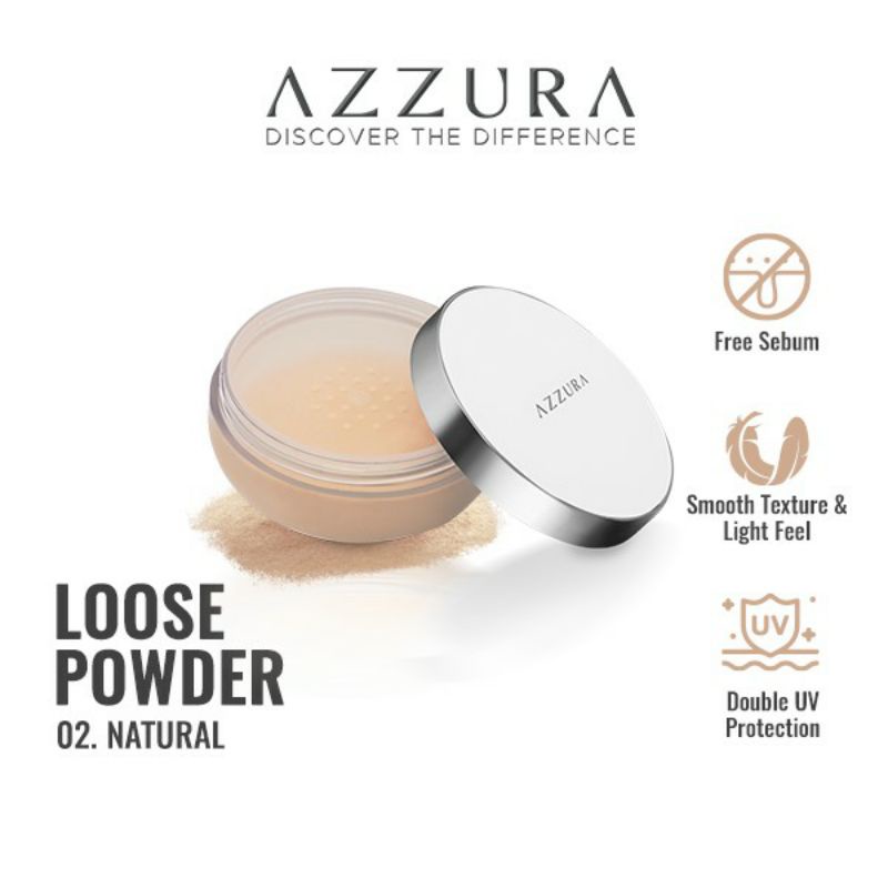 AZZURA LOOSE POWDER POWDER 02 NATURAL | Shopee Philippines
