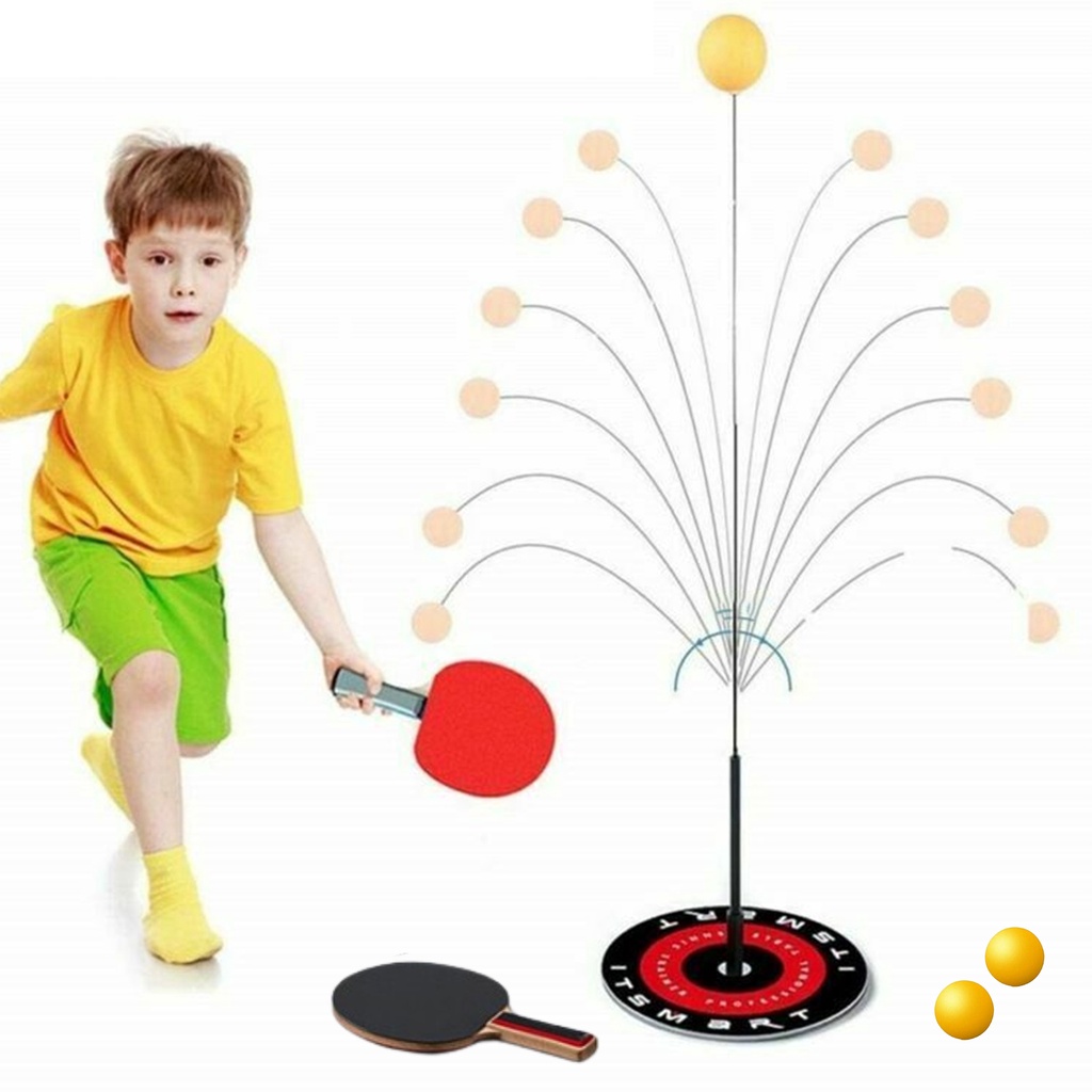 Table Tennis Practice Trainer Racket Game Movement Soft Shaft Training ...
