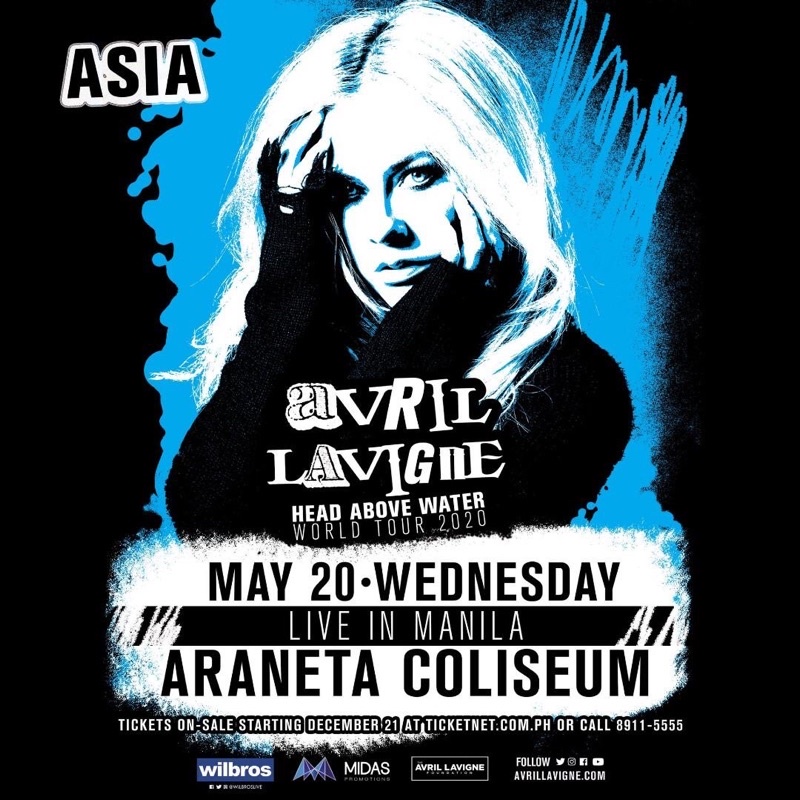 Avril Lavigne Gen Ad Coliseum Concert ticket Shopee Philippines