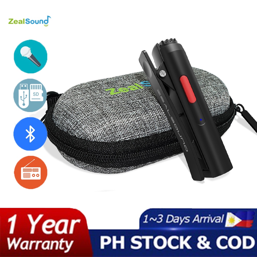 ZealSound Wireless Microphone for Videoke,Bluetooth Mic,Lapel Mic