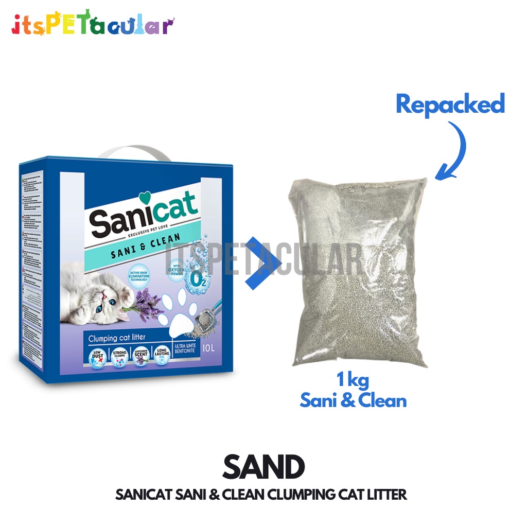 Kitty Friend / Sanicat Premium Clumping Cat Litter (No Dust / Good Odor
