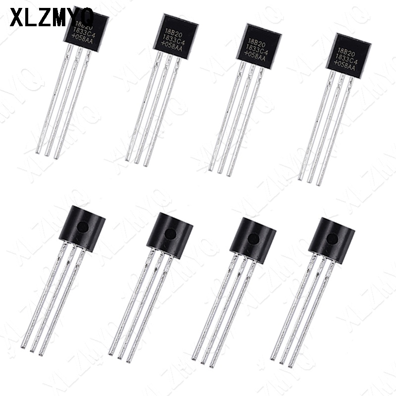 50pcs DS18B20 Temperature Sensor TO92 18B20 Electronic chip IC For