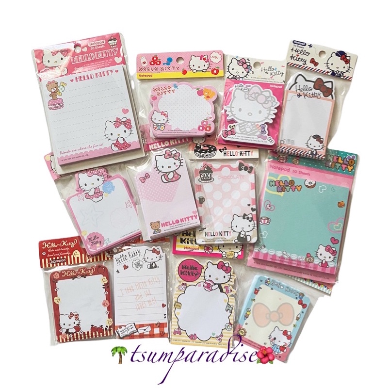 Hello Kitty Mini Notepad Memopad | Shopee Philippines