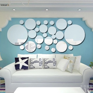 Line splicing Deer Acrylic Mirror Wall stickers Living room 3D DIY