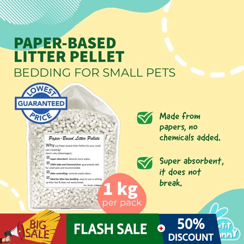 【Spot Goods】 Paperbased Litter Pellets for Small Pets 1 kg Shopee