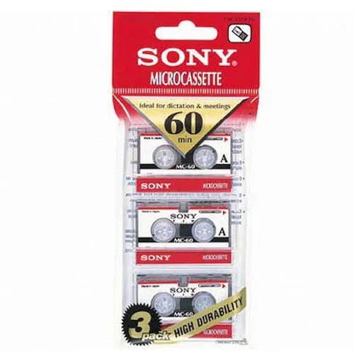 Sony Micro Cassette Tape 60 min (3Pcs) Shopee Philippines