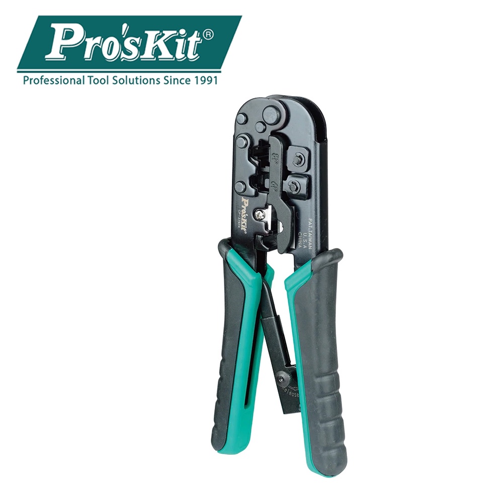 Pro'sKit CP-376TR 4P/6P/8P Telecom Crimping Tool (190mm) | Shopee ...