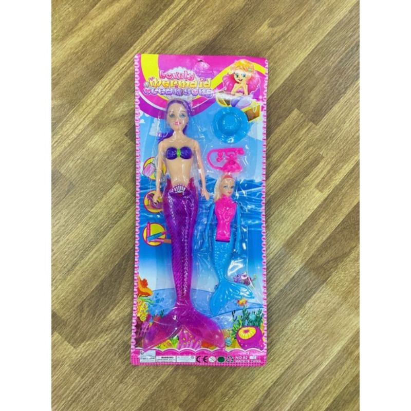 barbie beauty long hair doll mermaid baby doll | Shopee Philippines