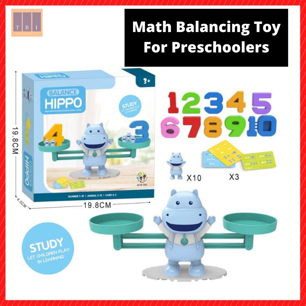 Balance Math Game Toy for Girls Boys Kids Fun Preschoolers Educational ...