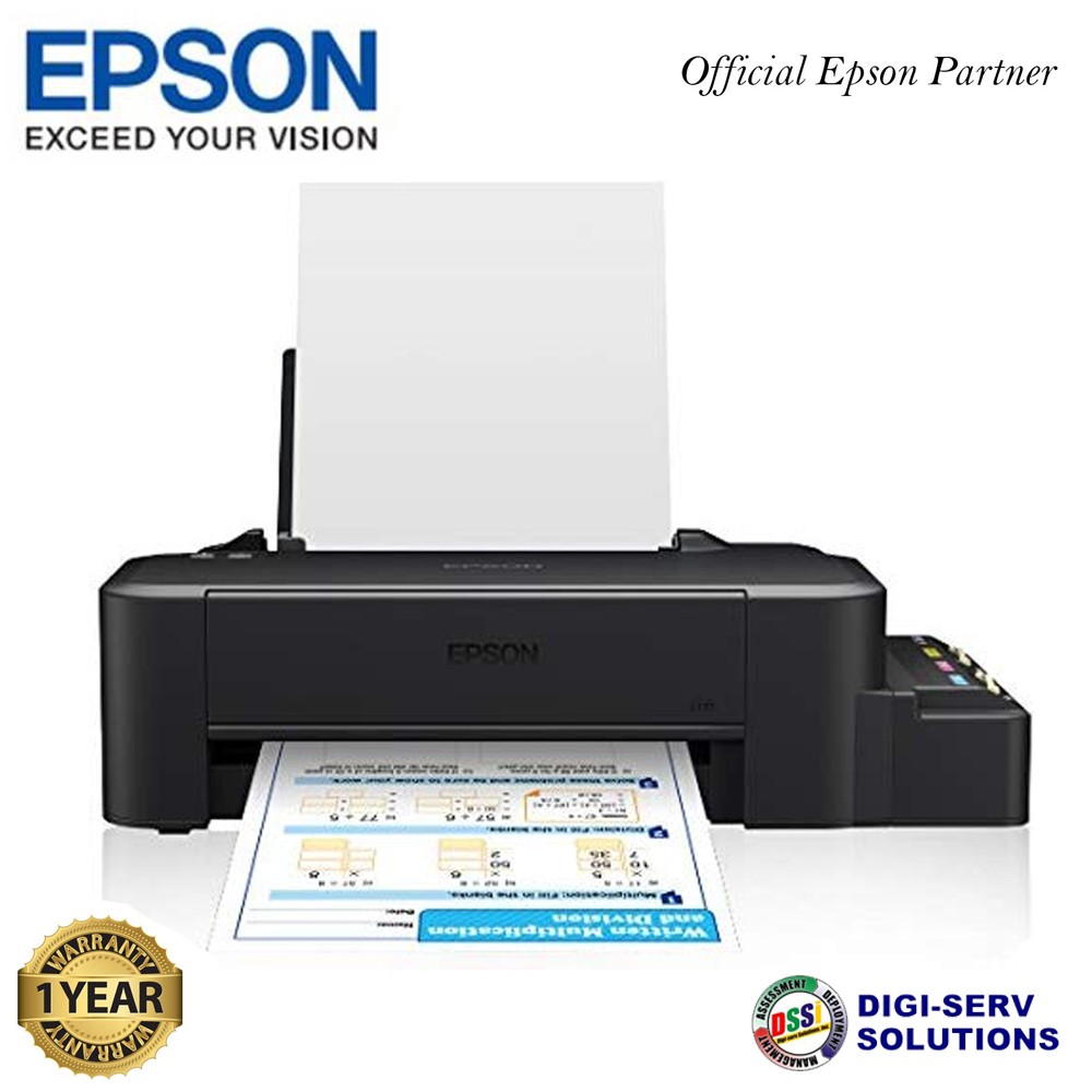 Epson L120 Single Function Ink Tank System Printer Black Shopee Philippines 8696
