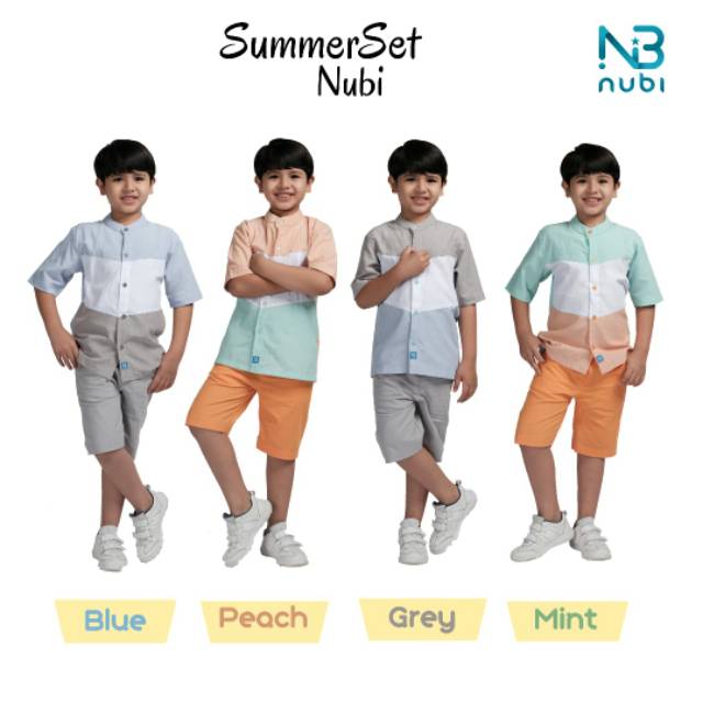 Setting Of Guys NUBI SUMMER SET | Shopee Philippines