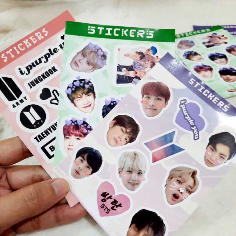 BTS Sticker Sheets