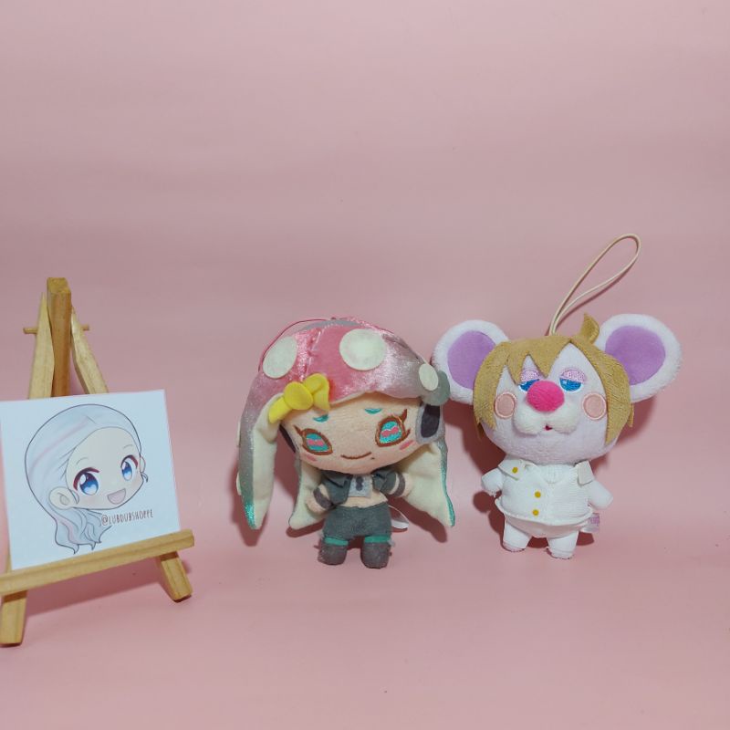 P Splatoon 2 x Sanrio Hello Kitty Marina + Eikoh Pastel Kun Mascotte Venus Sota Fujimori Plush