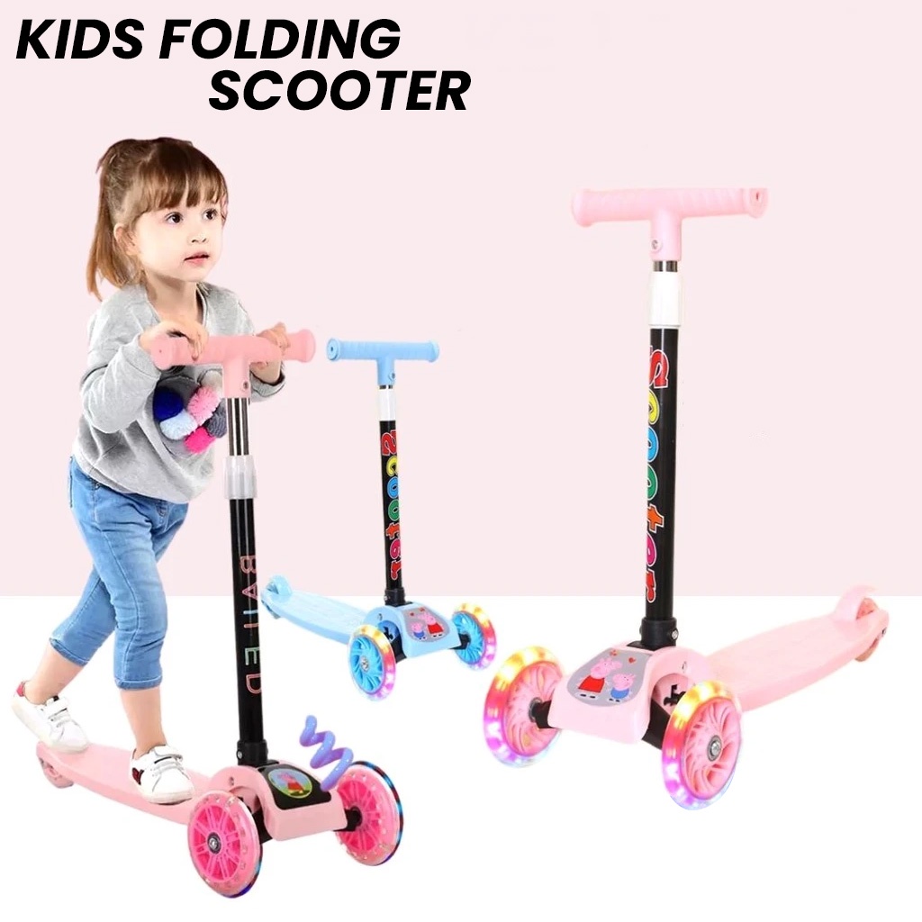 Girls folding deals scooter