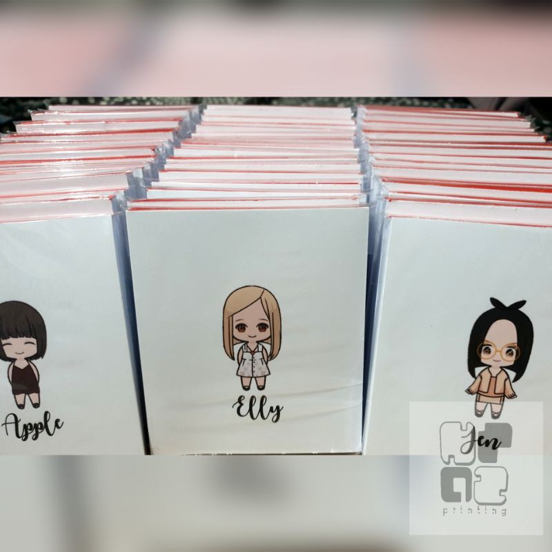 BEST SELLER CHIBI NOTEPADS PERSONALIZED NAME GIFT IDEAS with minimum ...