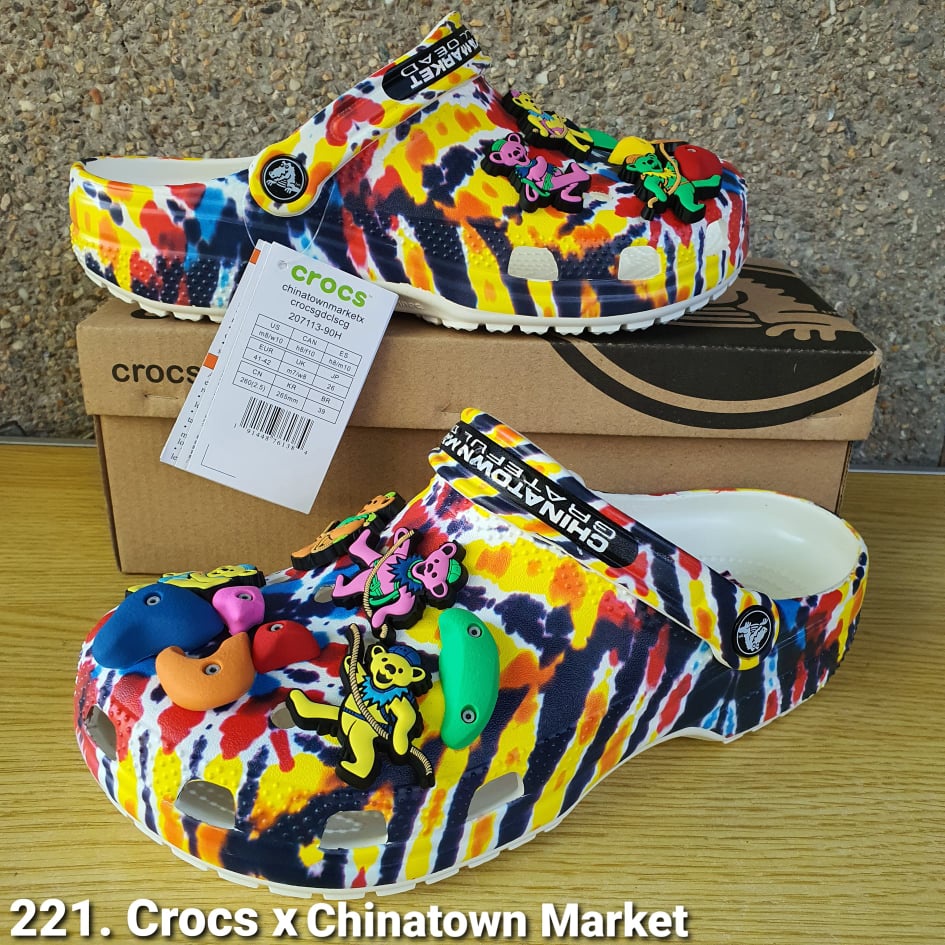 ONHAND Authentic 221. Crocs x Chinatown Market Authentic Made in Vietnam For Men and Women