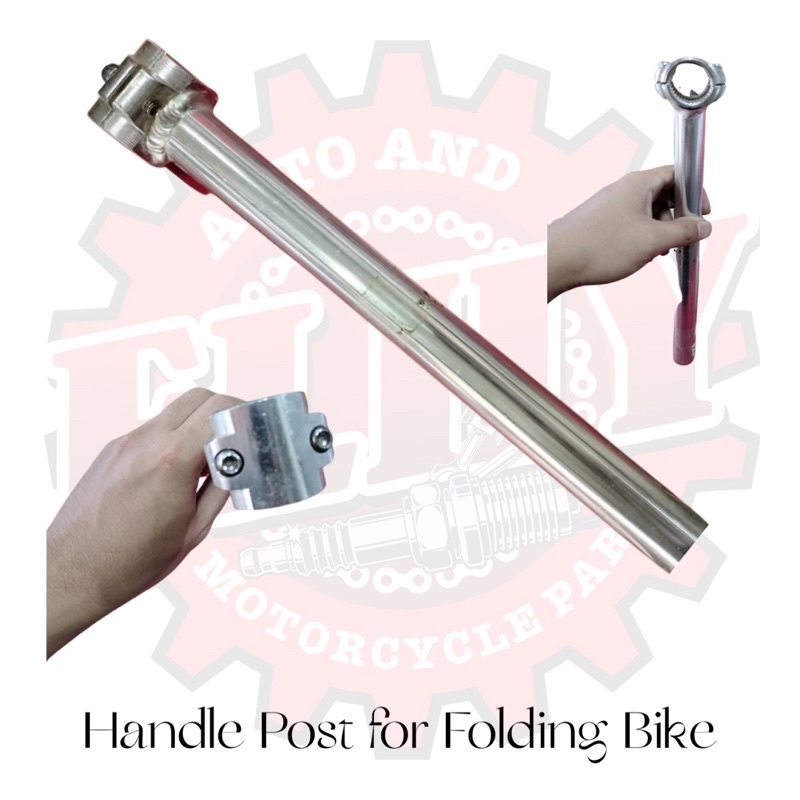 Folding bike handlepost deals