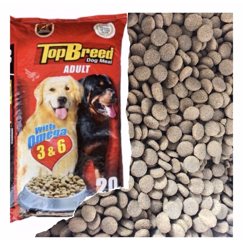 Top Breed Adult And Puppy Dog Food 1kg | Shopee Philippines