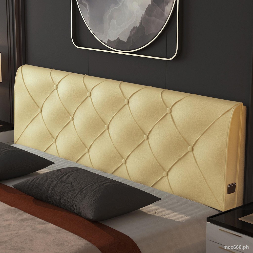 Headboard cushion,large backrest,leather surface of headboard