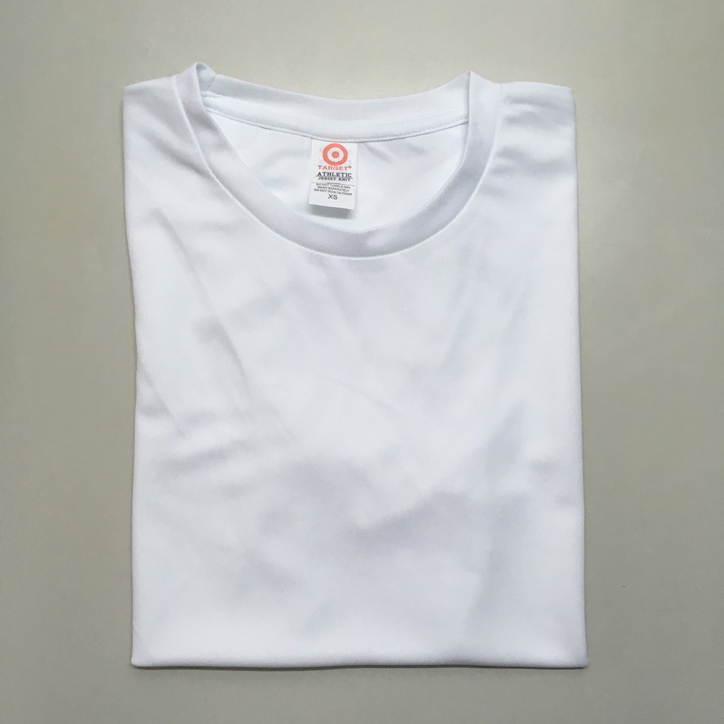 Target Drifit Round Neck T-shirt (White) | Shopee Philippines