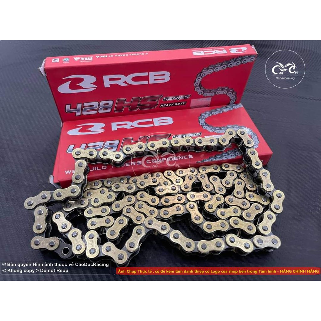 RCB 428HS 132L chain link, genuine Racingboy gold chain (no seal ...
