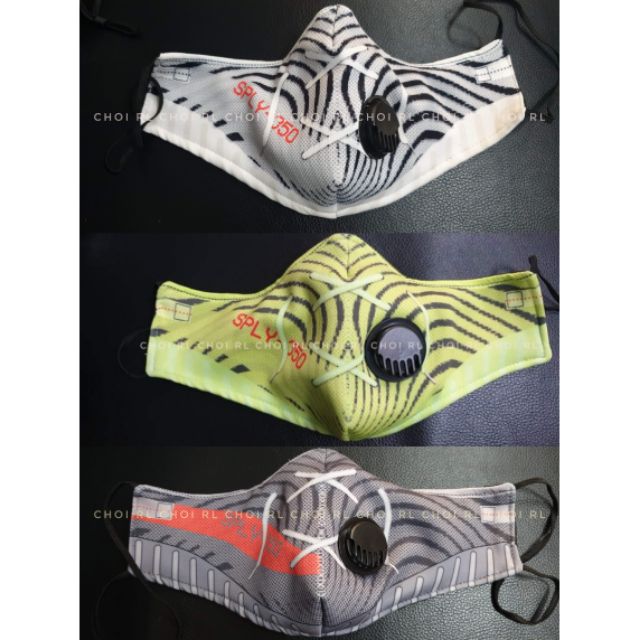 Face Mask / Yeezy Mask / Yeezy boost 350 zebra / Yeezy face mask/ shoe