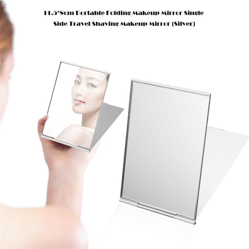 Big Size Folding Makeup Mirror Travel Shaving Compact Mirrors Pocket
