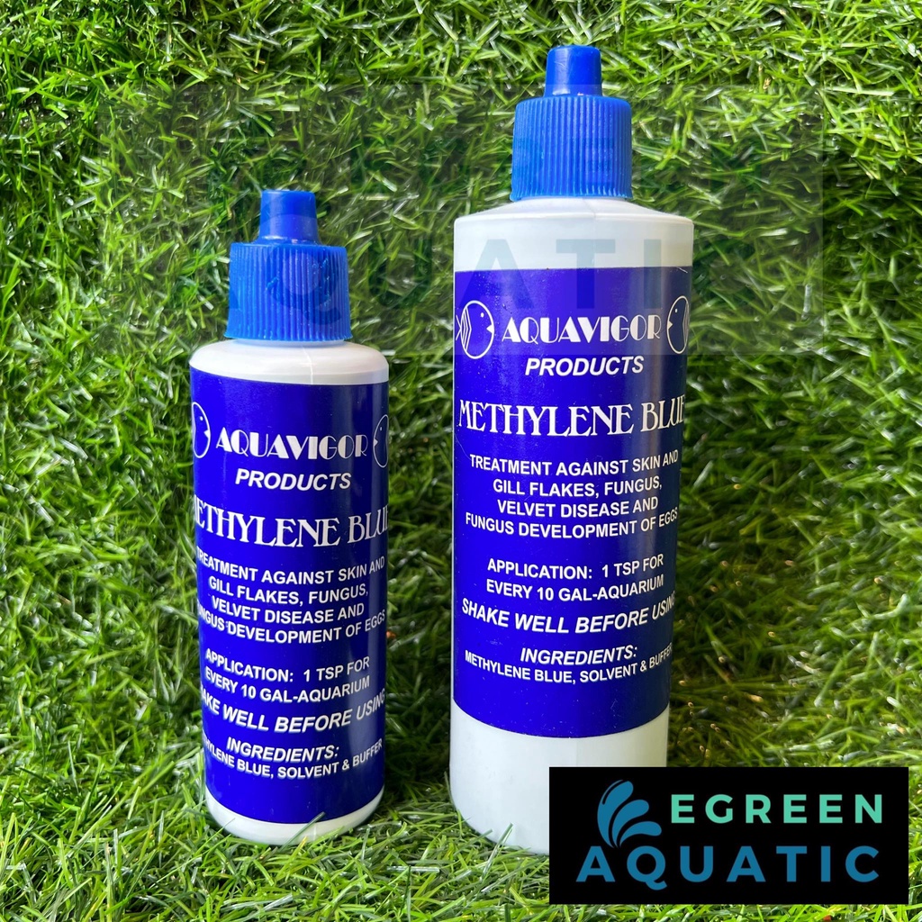 Methylene Blue Meth Blue Aquarium Tank Fish Medicine Gill Fluke Velvet Fungus Blue Water