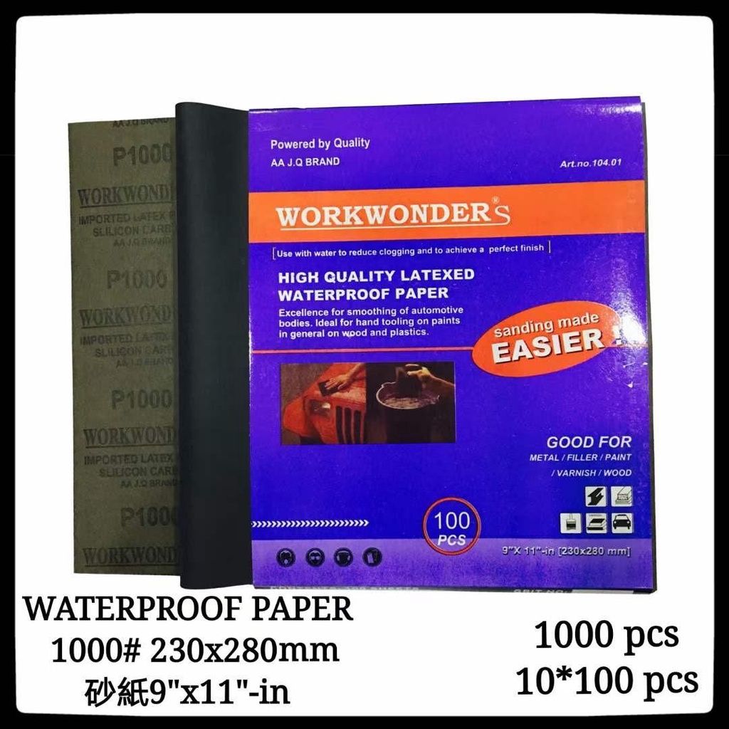 Waterproof Abrasive Sandpaper premium quality original sand paper carbide Shopee Philippines