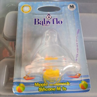 Babyflo wide neck store nipple