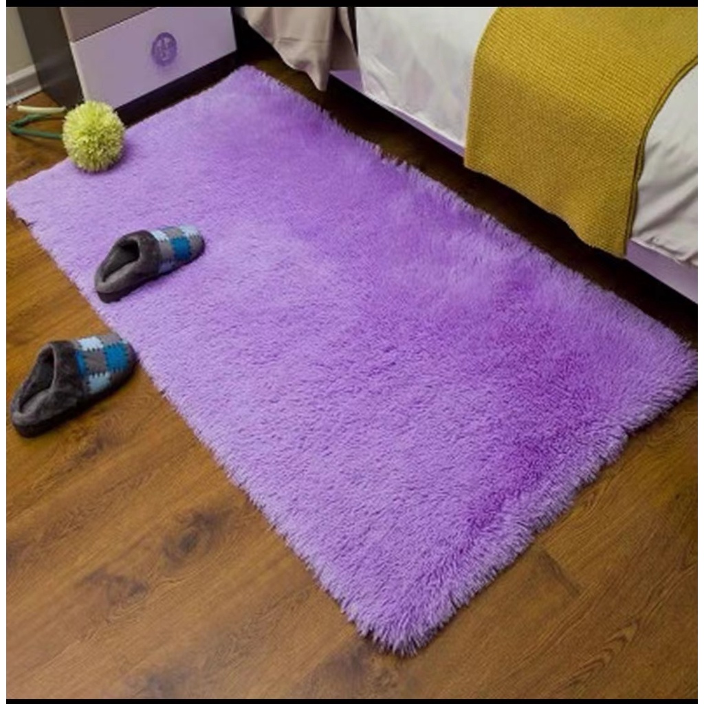 100*150cm Plush Carpet Soft Carpet Bedroom Floor Mat Fluffy Carpet Home