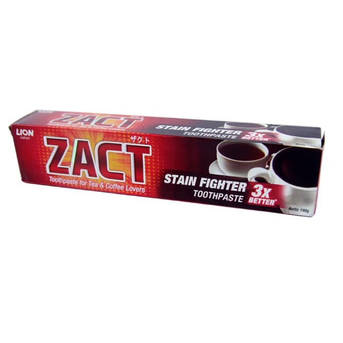 Lion Zact Coffee Stain Remover Toothpaste 190g | Shopee Philippines