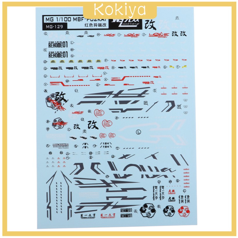 Model Decal Water Slide Stickers Model Tools for 1:100 Accessories ...