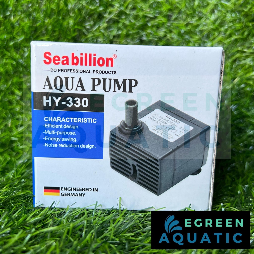 Seabillion Submersible Aqua Pump HY-330 Aquarium Small Cycle Filter ...