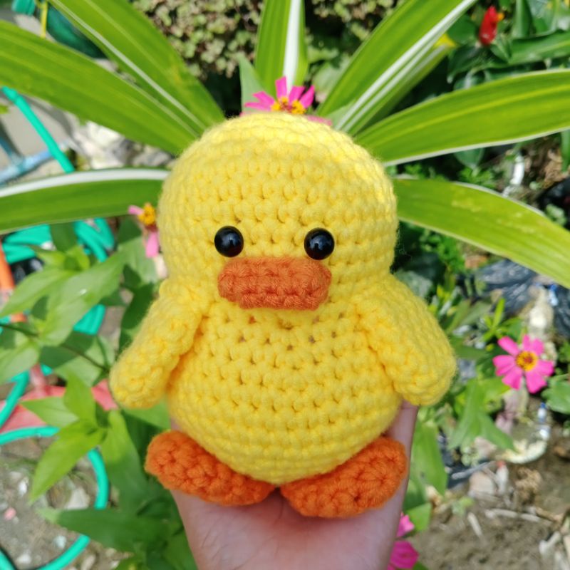 Duck Crochet Plushie Stufftoy 