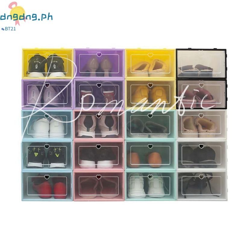 Shoe box Storage Colorful Shoe Box Drawer (1 piece) | Shopee Philippines