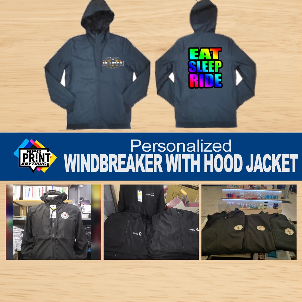 Windbreaker Jacket w/ Hoodie Transfer it!